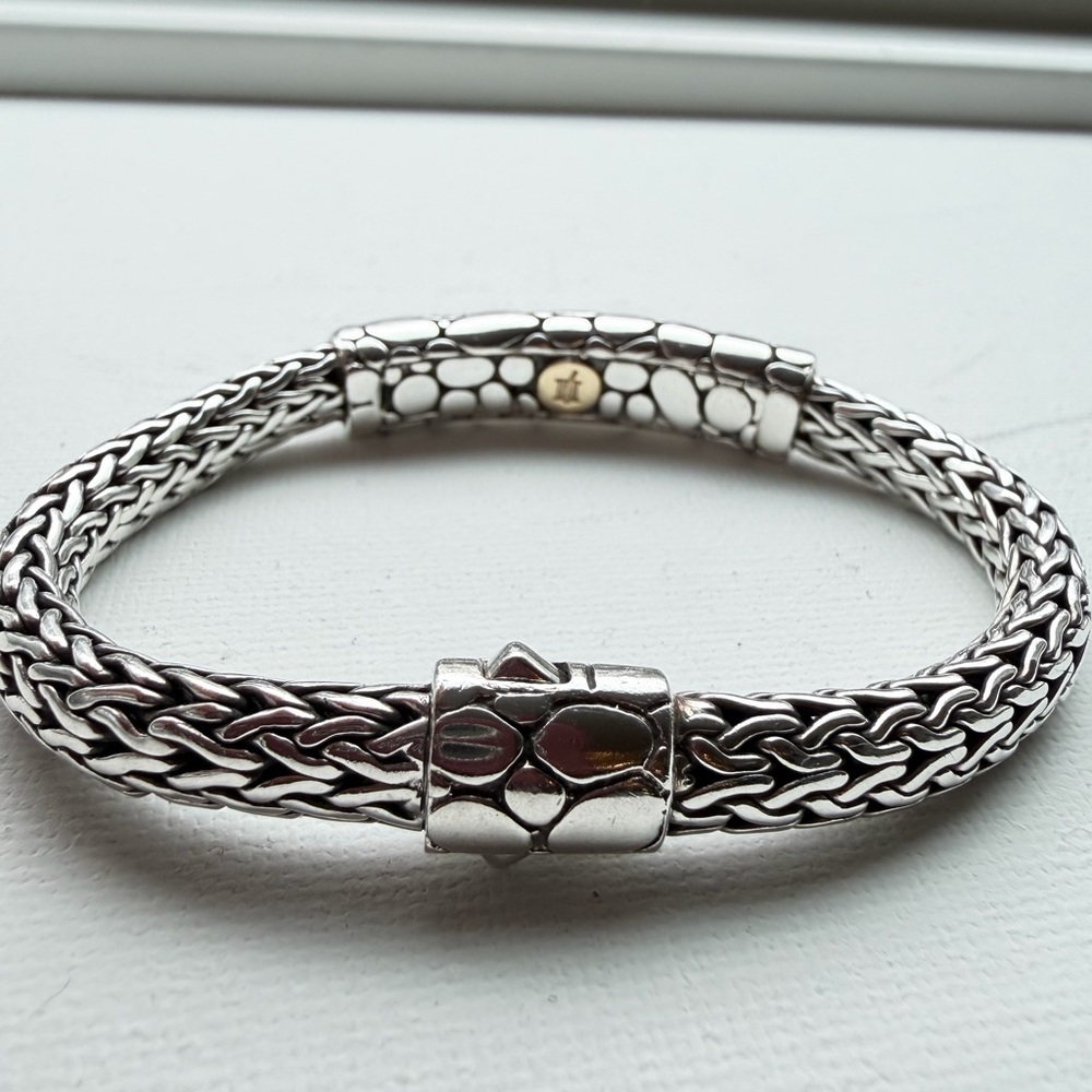 John Hardy Silver Woven Bracelet  Accessory - Picture 6 of 11